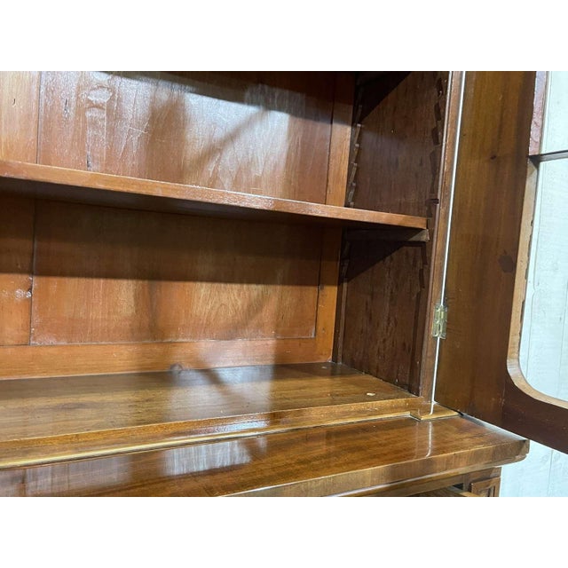 Victorian Mahogany Secretary Bookcase For Sale - Image 13 of 18