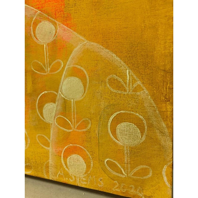 Wood Anne Siems, Figurative Portrait with Symbolic Tattoos, 2020, Acrylic on Panel For Sale - Image 7 of 11