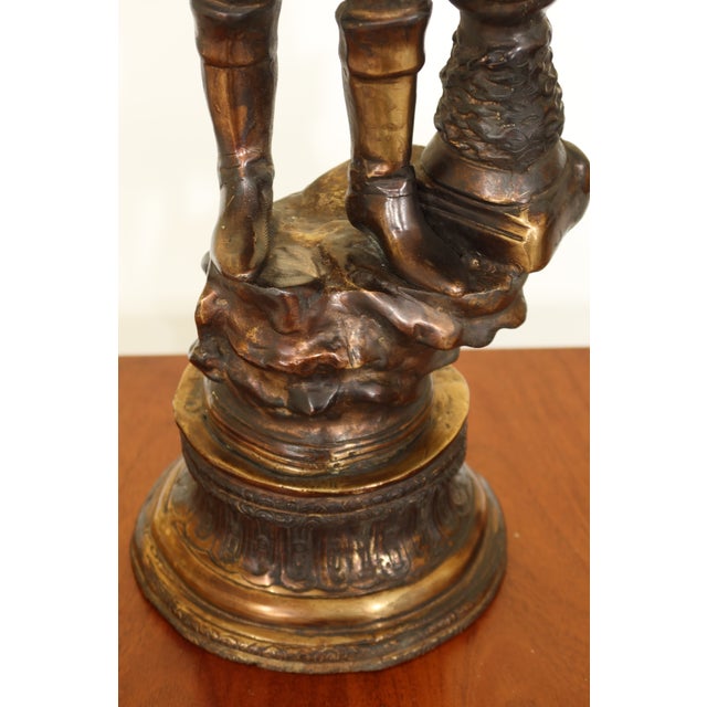 Approx: 30 Years Old Details: High Quality Construction No Pole Heavy Solid Bronze Un-Marked As To Manufacture Condition:...