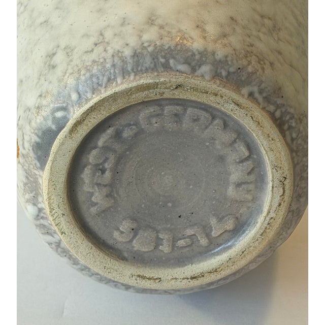 1950s Unique Mid 20th Century Modern West German Studio Pottery Vase by Bay Keramic. For Sale - Image 5 of 7