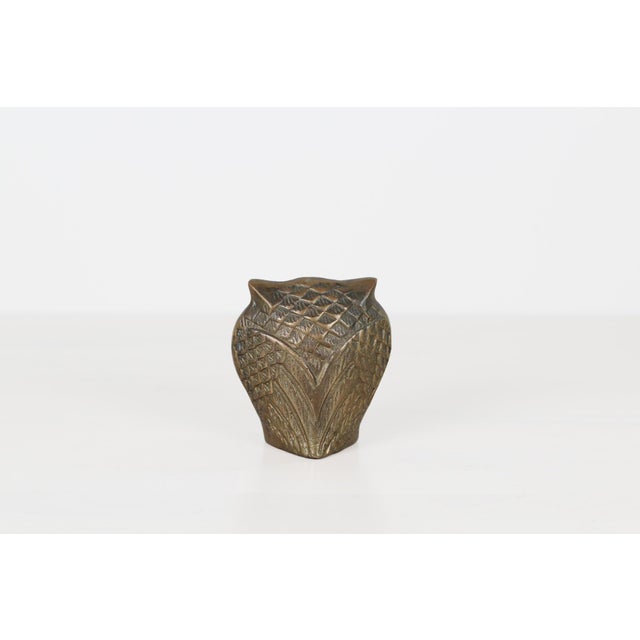 Mid-Century Modern Brass Owl Figurine For Sale In Lexington, KY - Image 6 of 9