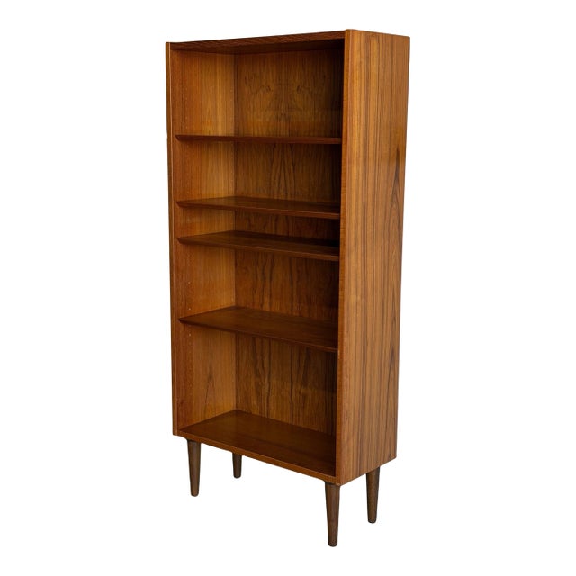 Poul Hundevad Teak Bookcase With 5 Shelves Mid-Century Modern Denmark 1960s For Sale