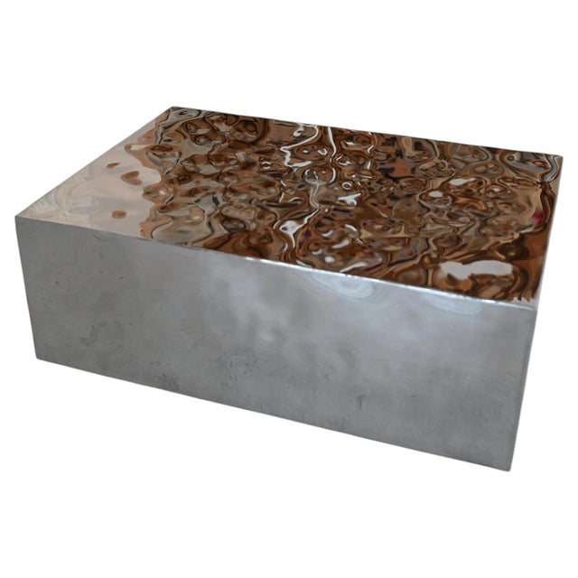 Small Mirage Sculptural Table in Stainless Steel by Veliento For Sale - Image 11 of 11
