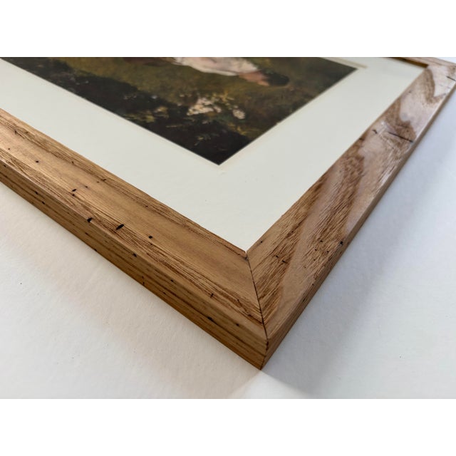 Andrew Wyeth Andrew Wyeth’s “The Berry Picker” Framed in American Chestnut For Sale - Image 4 of 9