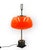 Orange Glass Table / Desk Lamp attributed to Oscar Torlasco for Lumi, 1960s For Sale - Image 17 of 18