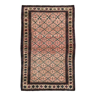 Galerie Shabab Collection Early 20th Century Caucasian Shirvan Throw Rug For Sale