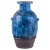 Blue Vase in Rimini Blue Glazed Ceramic with Geometric Pattern by Aldo Londi for Bitossi, 1960s For Sale - Image 8 of 8