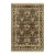 Boho Chic 1990's Pak-Persian Black/Green Wool Rug - 4'0'' X 5'11'' For Sale