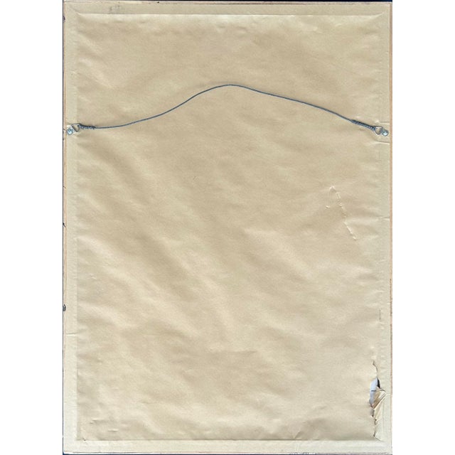 Wood Late 20th Century Humberto Castro Lithograph #92 From an Edition of 100, Framed and Signed, 2 of 5 For Sale - Image 7 of 11