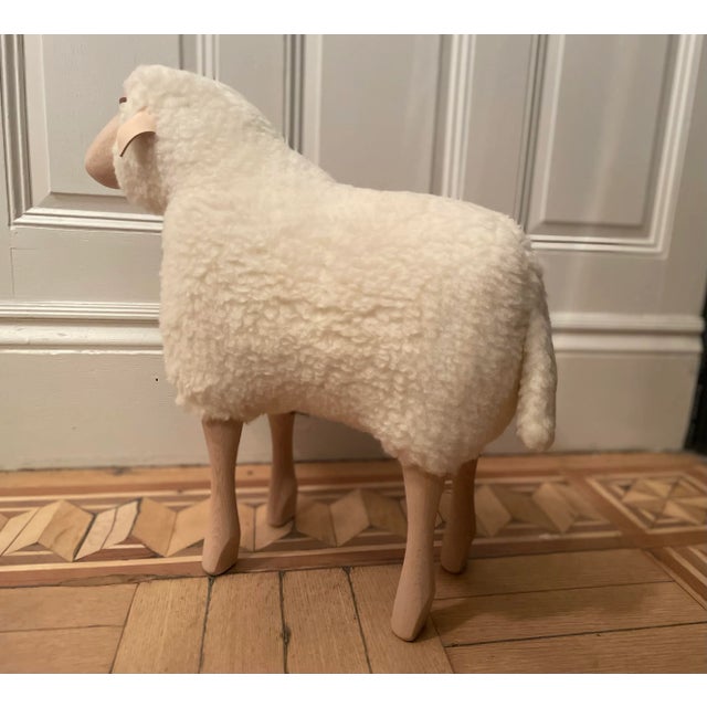 Claude Lalanne Contemporary Lalanne Style Sheep Stool or Sculpture For Sale - Image 4 of 4
