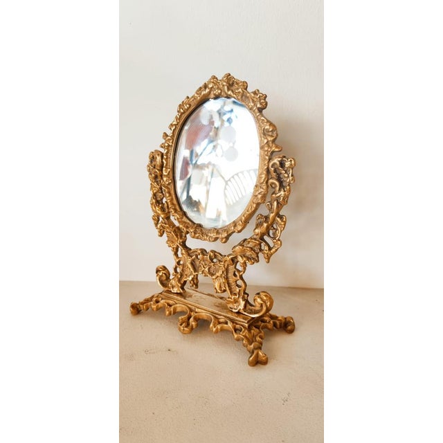 Adjustable Dressing Table Mirror in Brass For Sale - Image 14 of 18