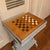 Mid 19th Century Gustavian Painted Pine Inlaid Checkerboard Game Table For Sale - Image 4 of 7