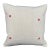 Turkish Hemp Pillow Cushion Natural Beige Red Cushion Cover 20x20 For Sale