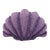 Sea shell Scallop Shaped Hook Pillow, 12" x 16" For Sale