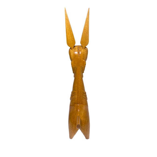 Carved Wooden Horse Sculpture For Sale - Image 4 of 8