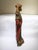 Red Venezian Polychrome Lacquered and Wooden Engraved Sculpture, 1750 For Sale - Image 8 of 18