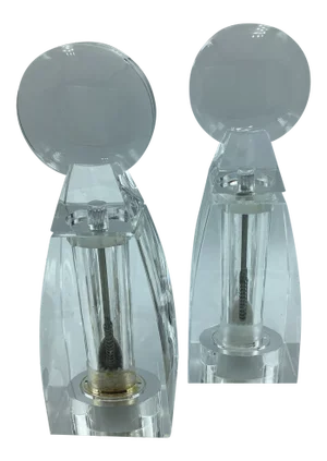 Vintage Wayne Husted Grainware Lucite Salt & Pepper Grinders- Set of 2