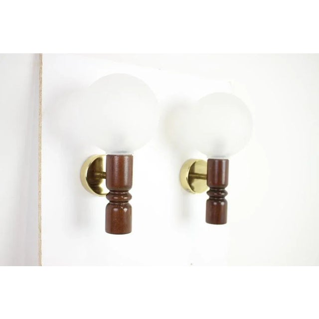Mid-Century Wall Lamps attributed to Zilina, 1970s, Set of 2 For Sale - Image 3 of 12