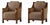 Art Deco Danish Armchairs in Oak and Shearling Lambswool, 1930s, Set of 2 For Sale
