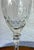 1990s 1990s Rogaska Queen Crystal Wine Glass Cut Floral Stemware Slovenia For Sale - Image 5 of 7