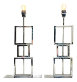Table Lamps from Dôme Deco, Belgium, 1990s, Set of 2