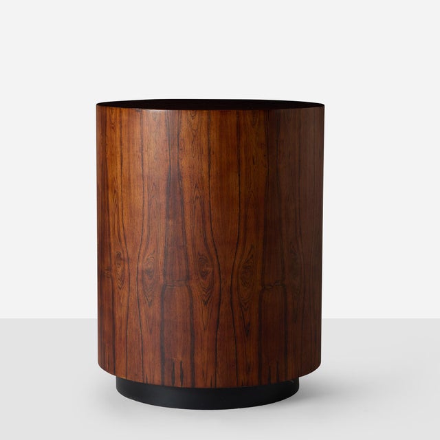 Harvey Probber 1960s Rosewood Drum Side Table Attributed to Harvey Probber For Sale - Image 4 of 7