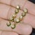 Metal Estate 22k 18k Solid Gold 1.8cts Diamond Enamel Earrings, A Pair For Sale - Image 7 of 10