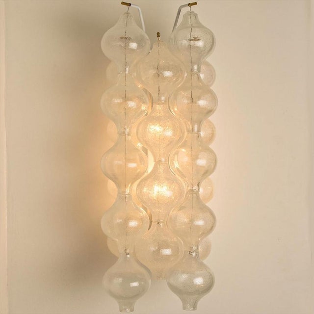 Large Tulipan Wall Sconces attributed to J. T. Kalmar, 1960s, Set of 2 For Sale - Image 16 of 18