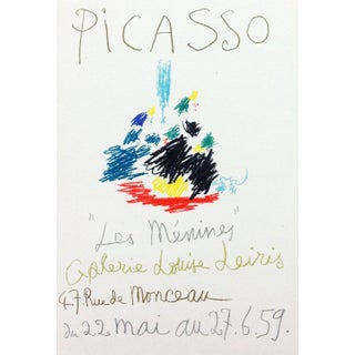 1959 Art in Posters Pablo Picasso Les Menines Lithograph 101 For Sale