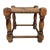 English 1940s English Country Oak and Rush Footstool For Sale - Image 3 of 7