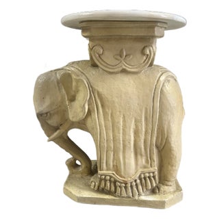 Hollywood Regency Elephant Pedestal For Sale