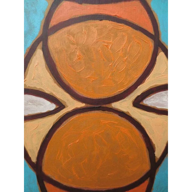Contemporary Salvatore Travascio, Intersections, Oil on Paper, 1996 For Sale - Image 3 of 5