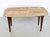 Wood Rectangular Beech Coffee Table with Pink Travertine Top attributed to Paolo Buffa, 1950s For Sale - Image 7 of 13