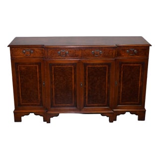 Antique Victorian Burr Walnut Sideboard by Jan Smith Brighton For Sale