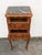 Wood French Early 1900s Hand Carved Tall Narrow Nightstand End Table 6342 For Sale - Image 7 of 13