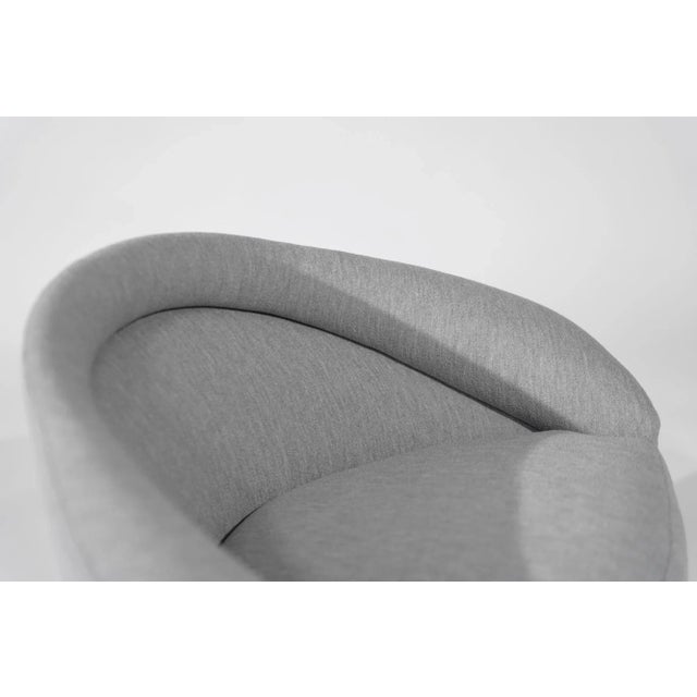 Gray Set of 2 Swivel Tilt Lounge Chairs by Adrian Pearsall, Circa 1950s For Sale - Image 8 of 12