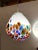Contemporary Contemporany Murrine Sphere in Murano Style Glass With Multicolored Murrine From Simoeng For Sale - Image 3 of 10
