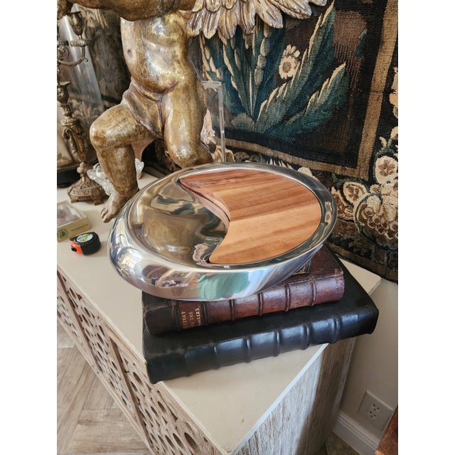 Vintage Nambe Cheese and Houderv Platter For Sale In San Antonio - Image 6 of 16