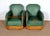 Set of Art Deco Armchairs in Solid Cherry, Early 20th Century For Sale - Image 17 of 18