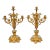 Pair of Louis XV Style Ormolu Five-Light Candelabras, 20th Century For Sale