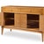Wood Mount Airy Facade Mid Century Walnut and Brass Credenza For Sale - Image 7 of 10