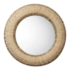 Jamie Young Round Rope & Metal Hollis Mirror