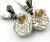 Contemporary Chanel Silver CC Crystal Round Pearl Water Drop XL Clip on Earrings - 2 Pieces For Sale - Image 3 of 4