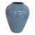 Jaru of California 1980 Blue Ceramic Floral Tabletop Vase Model 476 Large 5149b For Sale