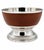 Mid 20th Century Vintage Brown Leather & Stainless Steel Ice Bucket, Glasses, Shaker & Bowl Set- 10 Pieces For Sale - Image 5 of 10