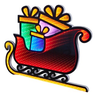 Santa's Sleigh Ekkolight 17"L For Sale