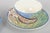 Faience Savane Coffee Cups with Matching Saucers from Gien, Set of 4 For Sale - Image 3 of 5
