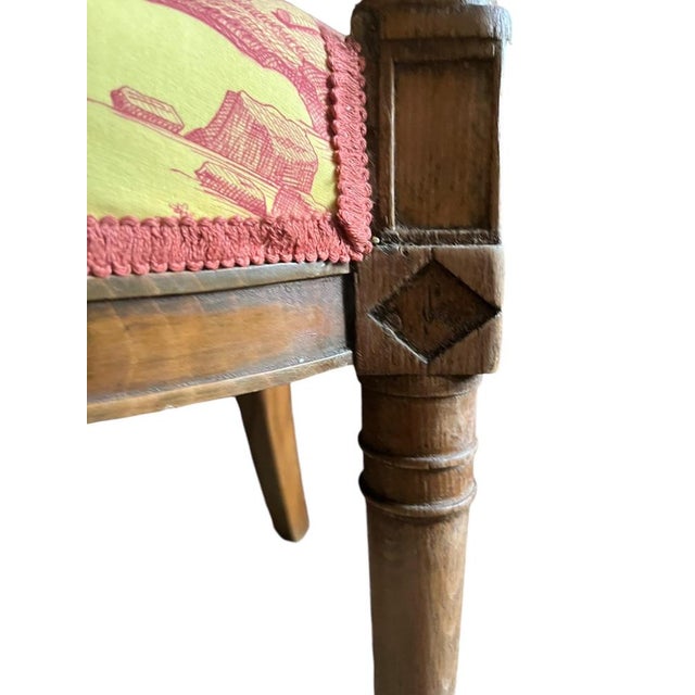 Wood French Louis XVI Convertible Armchair For Sale - Image 7 of 14