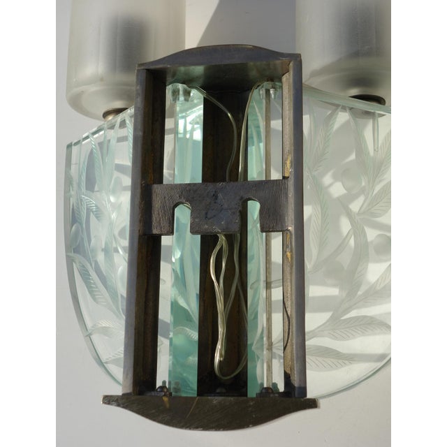 1930s Art Deco Madrid Wall Lamp by Renè Lalique, 1930s For Sale - Image 5 of 10
