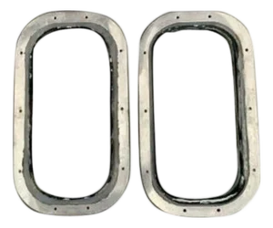 Pair of Aluminum Ships Windows